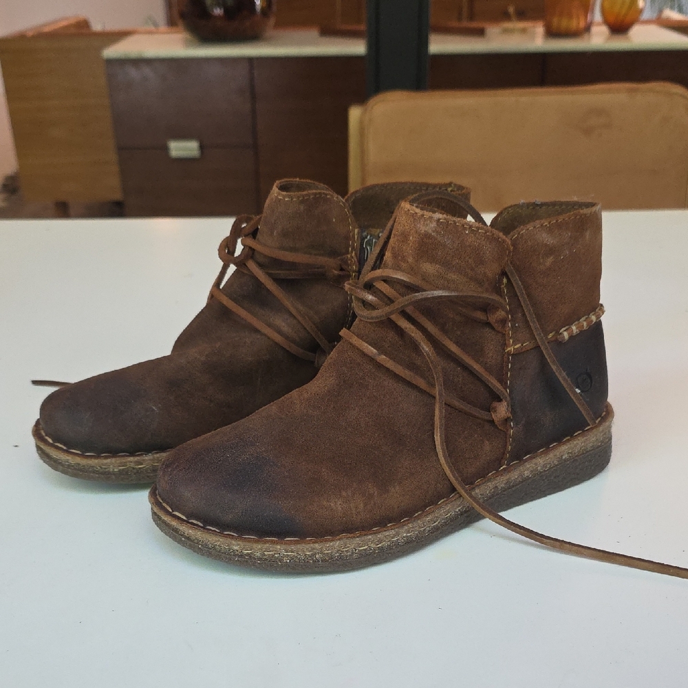 Men's Brown Leather Ankle Boots